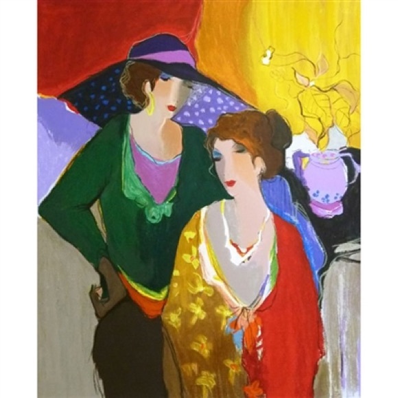 Other - Itzchak Tarkay 's - "On The Stage"  Picture 28X31